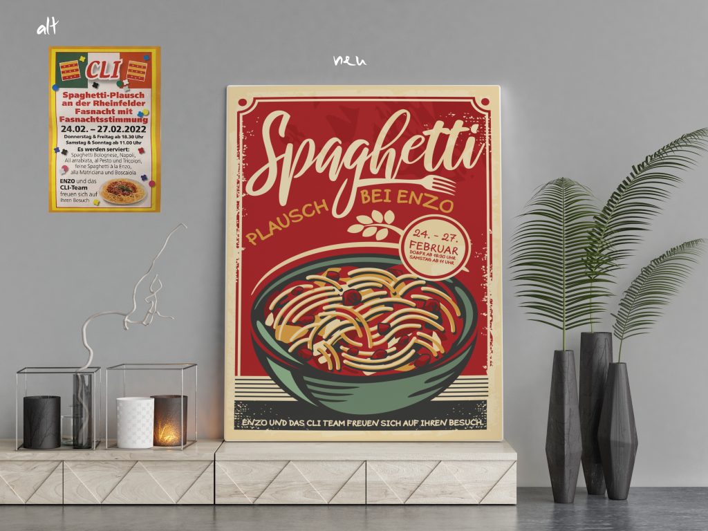 Spaghetti Plausch bei Enzo in Rheinfelden